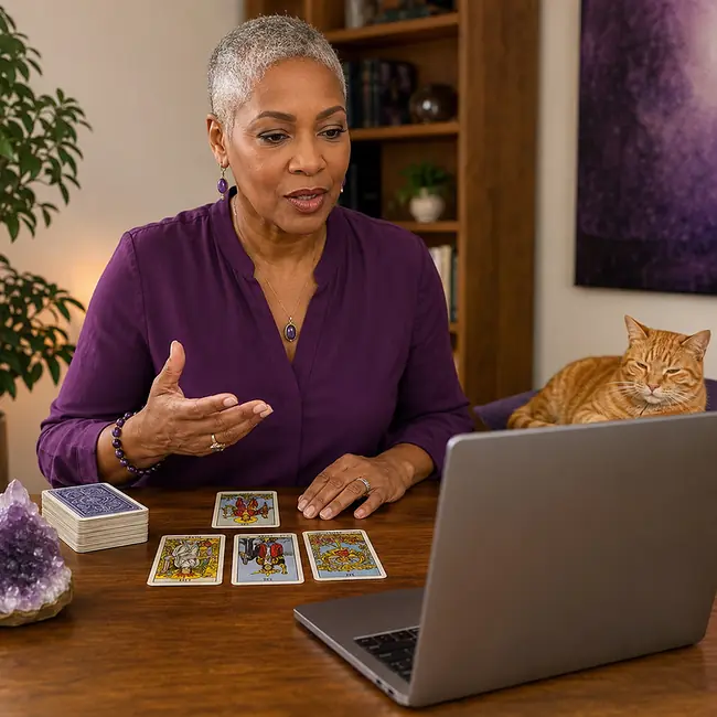Pet psychic offering a private online animal communication reading