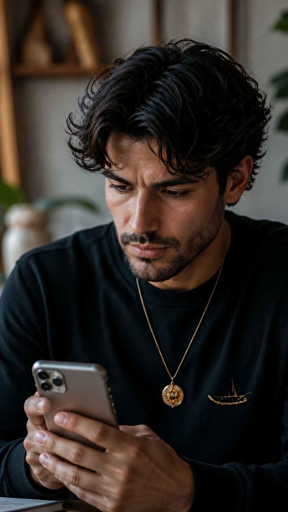 Client preparing questions for an online remote viewing psychic consultation