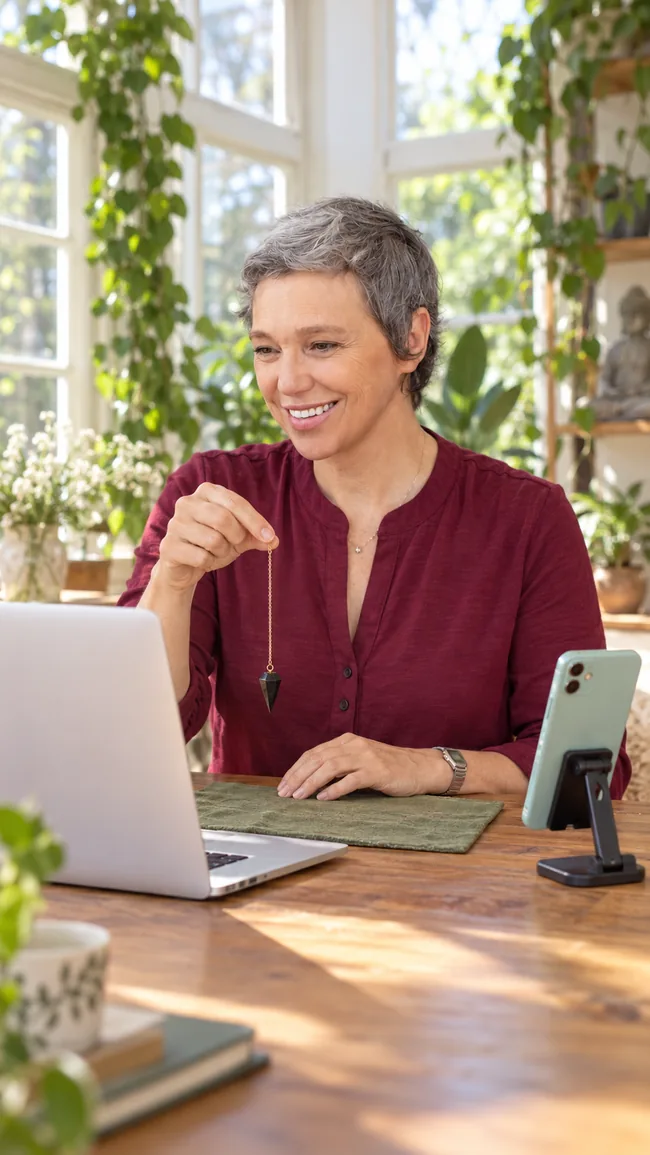 Psychic offering a private online reading